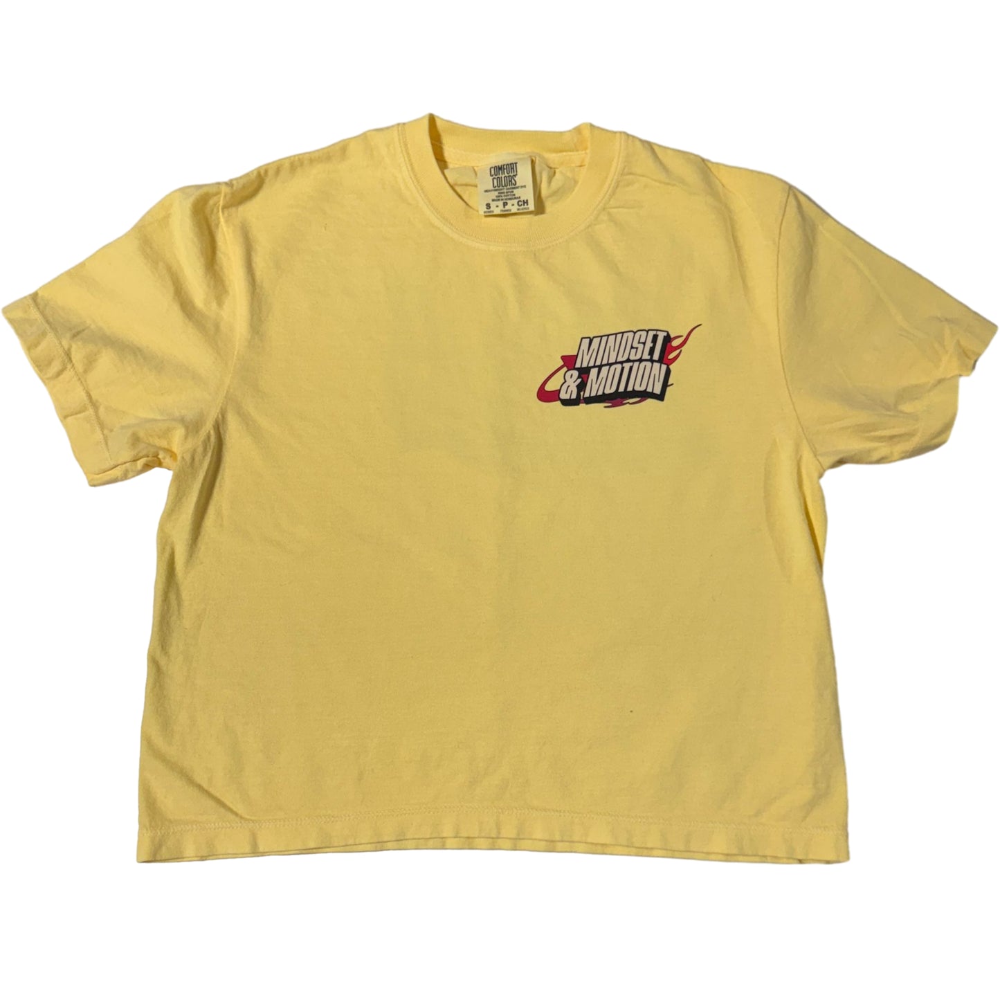 Mindset & Motion Everyday Boxy Tee — Butter Yellow